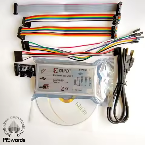 New DLC10 Xilinx Platform USB Download Cable Jtag Programmer Debugger Adapter for FPGA CPLD C-Mod XC