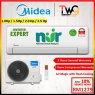 [NUR SEDA] [Free Shipping] Midea (1HP / 1.5HP / 2.0HP / 2.5HP) R32 Inveter Air Conditioner With Ioni