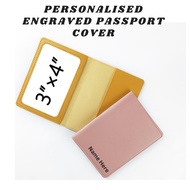 Personalised Engraved Passport Covers | Farewell Gift | Christmas Gift | FREE Christmas Card Until Stock Last