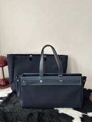 中古包 HERMÈS 愛馬仕 橫版 Herbag Tote