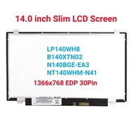 14.0 Inch 30 Pins Slim LCD Laptop NT140WNM-N31 NT140WHM-N41 B140XTN02.D B140XTN02.E B140XTN02.A B140