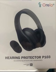 Orelo+藍牙耳機主動降噪可折疊頭戴式耳機 聽力保護者 P103 太空黑