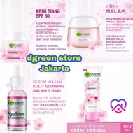 R3@DY Garnier Sakura White Booster Serum 30ml / Krim Siang /Malam 50ml