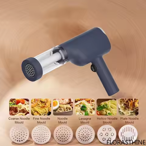 Handheld Electric Pasta Maker Automatic Noodle Maker Cutter Rechargeable Machine Pasta Noodle Cutter
