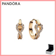 S925 sterling silver agent to purchase products birthday gift Infinite Lab-grown Diamond Pavé Hoop E