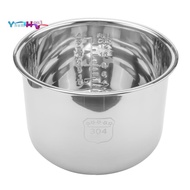 6L Pressure Cooker Inner Pot Rice Pressure Cooker Liner Stainless Steel Inner Pot Minute Pressure Co