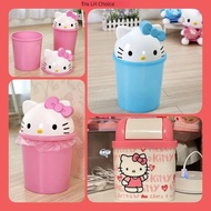 ถังขยะใหม่ Sanrio Hello Kitty ถังขยะถังขยะสามารถห้องรับแขกห้องนอนขยะได้