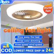 【HOT SALE】Ceiling Fan with Lamp 360° Swinging fan light ceiling fan light invisible fan light AC Mot