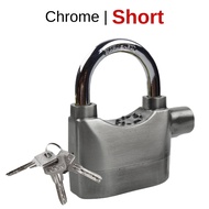 SIREN ALARM PADLOCK for DOOR / Motor / Bike / Rumah / Cabinet LOCK 110db Anti-Theft Security Kunci M