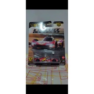 MERAH HOT WHEELS PREMIUM CIRCUIT LEGENDS FERRARI 499P RED