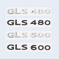 New Chrome Black Letters GLS480 GLS600 V12 Emblem for Benz Maybach CLS Class Car Fender Trunk Rear X