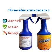 (CHÍNH HÃNG - Tặng găng tay ) CẶP TẨY ĐA NĂNG KINGKONG 5 IN 1 - Tẩy quần áo tẩy đồ nhựa đồ sứ gạch m