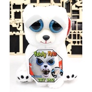 All Over Thailand 8" Feisty Pets Ebeneezer Claws Carl the Snarl A Single White Bear Little Boy Fierc