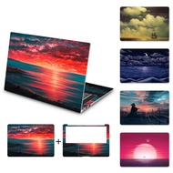 DIY sunset sea laptop sticker laptop skin 12/13/14/15/17 inch -
