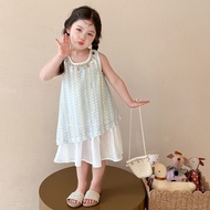 Girls Dress Girls Dresses Summer Dresses 2026 New Style Fashionable Children Summer Bohemian Sleevel