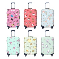 Cinnamoroll KUROMI Luggage Cover HELLO KITTY Waterproof Dustproof Elastic Cover for Luggage Protective Trave Suitcase Cover SANRIO MY MELODY