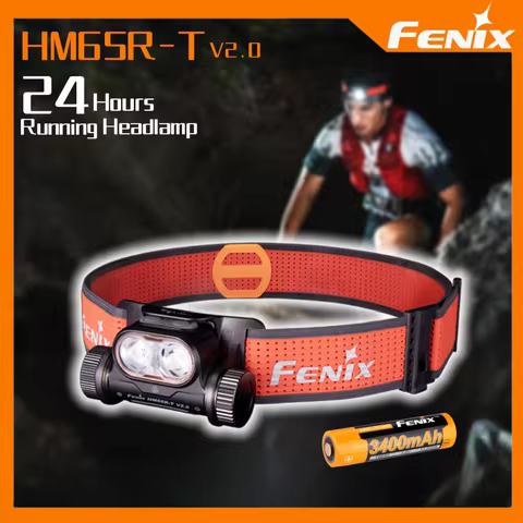 Fenix HM65R-T V2.0 Headlamp 24 Hours Running 1600 Lumens Type-C Rechargeable Headlamp Cammping Hikin