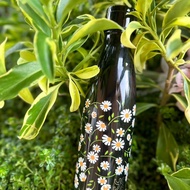 YOKO DESIGN 法國 環保不鏽鋼水瓶 - 黑色雛菊 DAISY