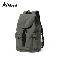 MOYYI 23L Large Outdoor Backpack For Men Flip Cover Drawstring Waterproof Oxford 16 Inch Laptop Comp