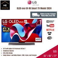 LG 55 / 65 / 77 Inch OLED C4 OLED EVO 4K Smart AI TV OLED55C4PSA OLED65C4PSA OLED77C4PSA 2024 电视机