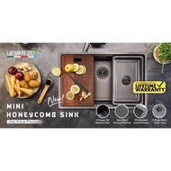 [LEVANZO] MINI HONEYCOMB KITCHEN SINK ~ NANO COATING