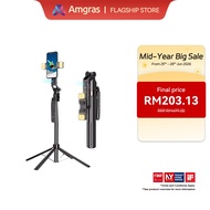 Amgras AILink Ⅳ Ultra Face Tracking Gimbal stabilizer tripod selfie stick 1900mm stretchable 360°rot