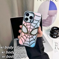 🔥ส่งจากไทย🔥Spider-Man แฟชั่น การ์ตูน เคส for iPhone XR body 16pro 15pro 14Pro 13Pro เคสไอโฟน Xr บอดี