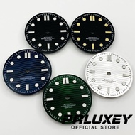 PALUXEY 31mm Black White Blue Green Watch Dial Luminous Watch Faces for Fit NH35 NH36 ETA2836 2824 D