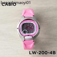 Casio casio casio Watch Men Women Ten Years Power Digital Alarm Clock Children's Electronic Watch Waterproof LW-200-4B