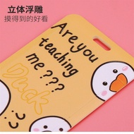 Student Twitch Card Listing Badge Slide Card Work Card Work Card idol Hard Card Holder idol Food Car