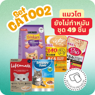 Pettochi Wellness Box CAT002 - เปิดตัวใหม่!!! แพคเกจอาหารแมวโต ยังไม่ทำหมัน (Friskies-Lifemate-CIAO-