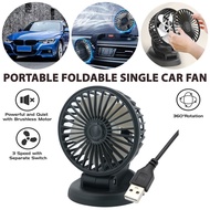 Portable SINGLE Usb Car Mini Fan Dual Head Car Fan Table Small Fan Destop Fan Camping Usb Fan Strong