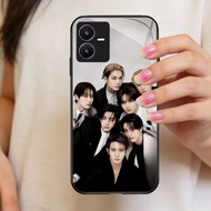 HP TT-43 enhypen ot7 Casing glasshp VIVO iQOO Y75 Y28 Y22 Y35 Z6 Y55 V25 Y22S 5G