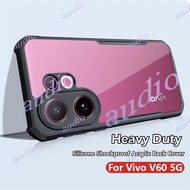 Vivo V60 5G Anti Drop Transparent Armor Acrylic Shockproof Camera Lens Protect Cover For vivo V60 Pr