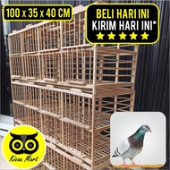 kicau mart dongdang merpati 4 pasang 8 pintu kandang merpati kurungan burung merpati dara kandang ka