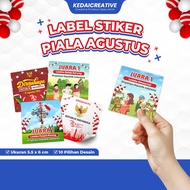 August 17th Cup Sticker Labels