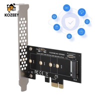 [KOZEEY] M.2 NVMe to Pci-e 3.0 x1 Expansion Card Support 2280, 2260, 2242, 2230 Pci-e 3.0 x1 Lane to