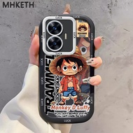 MHKETH Case For Realme C55 C33 Narzo N55 Cartoon Personalized Mobile Phone Frame Cute Pattern