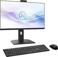 msi Modern AM273QP AI AIO Desktop: 27" QHD, Intel Core 7-155H, 16GB Memory, 1TB M.2 NVMe SSD, WiFi 6