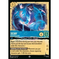 Disney Lorcana Whispers in the Well Set 10 153/204 Scar - Eerily Prepared