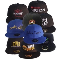 CUSTOM DESIGN SULAM ~ SNAPBACK CAP~CUSTOM SULAM LOGO/WORDING {TERMASUK CAJ DIGITIZE LOGO/ARTWORK}