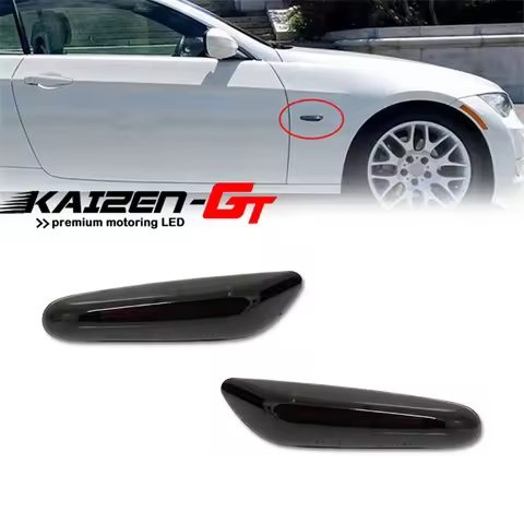 Car LED Front Side Marker Turn Signal Lights For BMW 1 3 5 Series E81 E82 E87 E88 E90 E91 E92 E93 E4