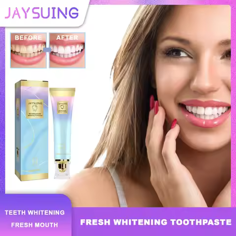 Jaysuing Cool Whitening Toothpaste Clean Strong Teeth Fresh Breath Reduces Plaque Long Lasting Oral 