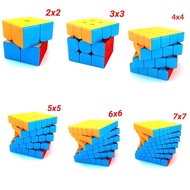 Rubik Deformation 2x2 3x3 4x4 5x5 6x6 7x7 – Twisted Cube Rotates Smoothly Without Corner Jamming