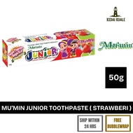 Mu’min Junior Strawberry Toothpaste 50g | Ubat Gigi Kanak-kanak