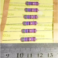 UNGU PURPLE 56R 2W 1% METAL FILM copper leg resistor 56r 2watt 56 ohm 2 w 2 watt 1 percent 56 r 2w