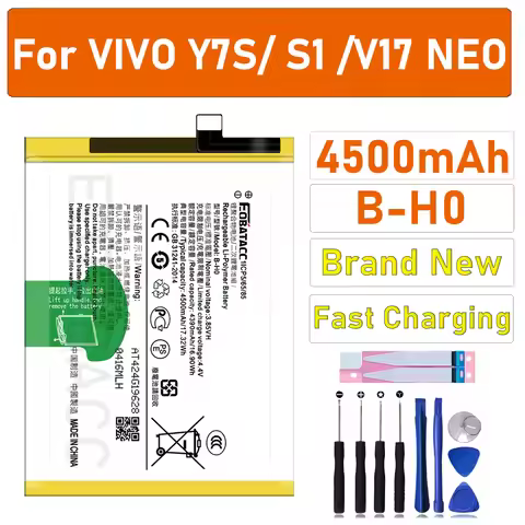 2026 years B-H0 4500mAh High Quality Battery for Vivo S1 Y7s V17 Neo 1907 V1907 V1913 V1913A High Qu