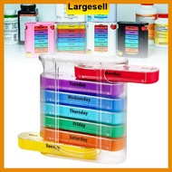 1 Week Portable Pill Box 28 grids 4 Times Pill Case Container