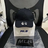 LA Korean Baseball Cap Fullblack Baseball Cap Korea LA Small Logo