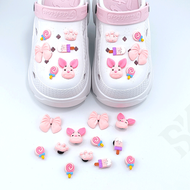 Tự Làm Phụ Kiện Giày Cho Loppy Crocs Khóa Giày Và DIY Trang Sức Thời Trang Tôn Dáng Hoa Bởi JIFANPAU